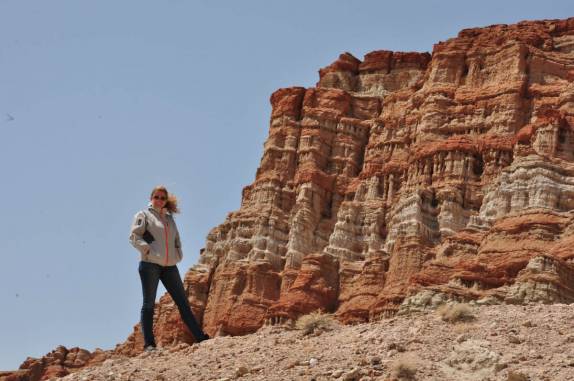 Explorando o Red Rock Canyon State Park, perto de Mojave, na Califórinia - EUA